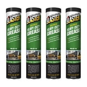 B'laster (4 Pack) Heavy-Duty Grease 14 oz for High Temp Lubrication - Corrosion Protection Grease for Wheel Bearing, Automative, Garage Door, Lithium, Plumbers - Semi Truck Accessories