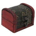 thumbnail image 3 of Caja de almacenamiento Retro multifuncional, accesorio para el cabello, almacenamiento de joyas, estuche organizador de madera antiguo, 3 of 8
