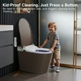 thumbnail image 4 of WANSID Smart Toilet with Tankless Bidet Wash,UV Sterilization,Child Mode and Fragrance Function,Auto Open /Soft Closing Lid,1.28 Gallons Dual Flush,Heat Seat,Warm Wash/Dryer, 4 of 26
