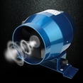 thumbnail image 2 of Duct Fan, Duct Booster Fan, AC 220V 5000 RPM Maximum Speed Workshop For Bathroom Kitchen Basement, 2 of 8