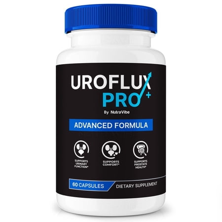 Uroflux Pro+ - Official Uroflux Pro + Pills For Prostate Heath, All Natural Formula To Support Control, Energy & Overall Well-Being, Review (60 Capsules)