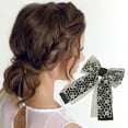 thumbnail image 2 of Unique Bargains 1 Pc Elegant Lace Hair Clips for Home Black, 2 of 5