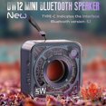 thumbnail image 1 of 2023 New Dw12 Transparent Mecha Bluetooth Speaker Home Outdoor Portable Subwoofer Audio Hifi Sound Speaker Retro Beautiful Gift, 1 of 5
