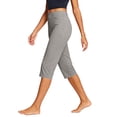 thumbnail image 4 of JUSLIO Womens Capris with Pockets Elastic, Waist Everyday Casual Slim Straight Capris, 4 of 5