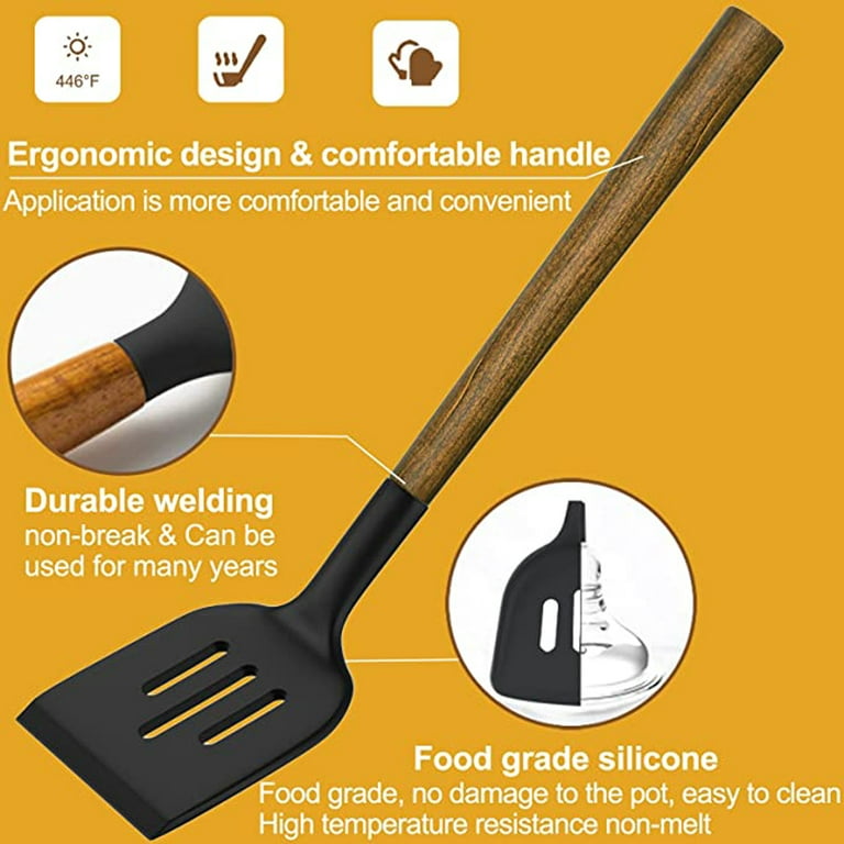 Dropship 1pc Household Silicone Spatula Resistant To High Temperature  Non-stick Pan Special Cooking Shovel Food Grade Does Not Hurt The Pot Silicone  Spatula to Sell Online at a Lower Price