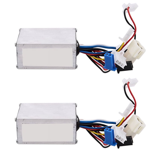 2X 24V 250W DC Motor de Bicicleta Eléctrica Caja de Controlador Cepillado