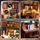 thumbnail image 3 of Kit de Casa en Miniatura para Armar ANTREATU Rinconcito de Libros con Luz LED, 3 of 7