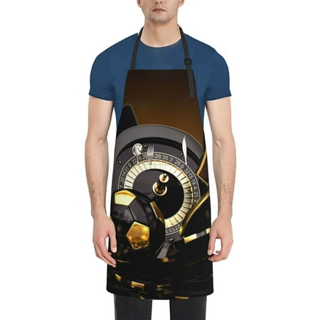 

Rateoe Casino Cards Aprons with Pocket Men Womens Aprons Waterproof Adjustable Cooking Aprons for Kitchen Gardening and Salon