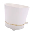 thumbnail image 2 of Maceta de riego automático para plantas con almacenamiento de agua y orificios de drenaje Blanco, 2 of 8