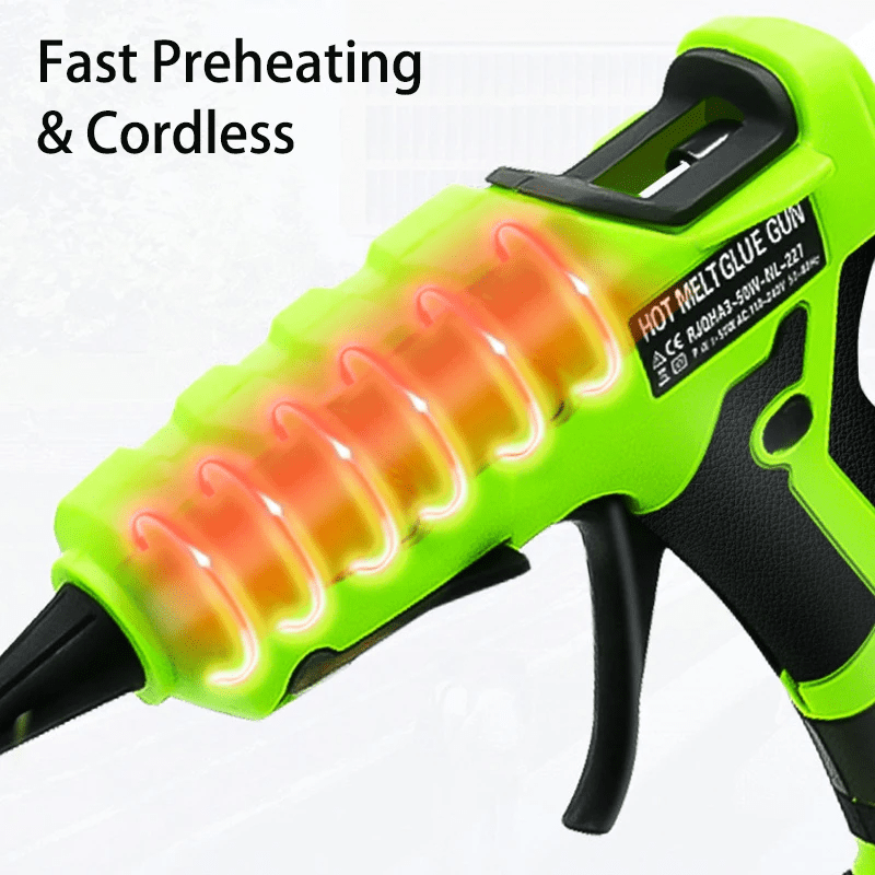 Fast preheating hot glue gun repair tool for Black and decker 20V Li-ion Battery for hand work DIY