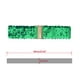 thumbnail image 2 of Cinturones de cintura ancha brillante para mujer, hebillas entrelazadas, decoración de lentejuelas, cinturones elásticos para mujer, 2 uds. Verde 60cm/23.62, 2 of 5