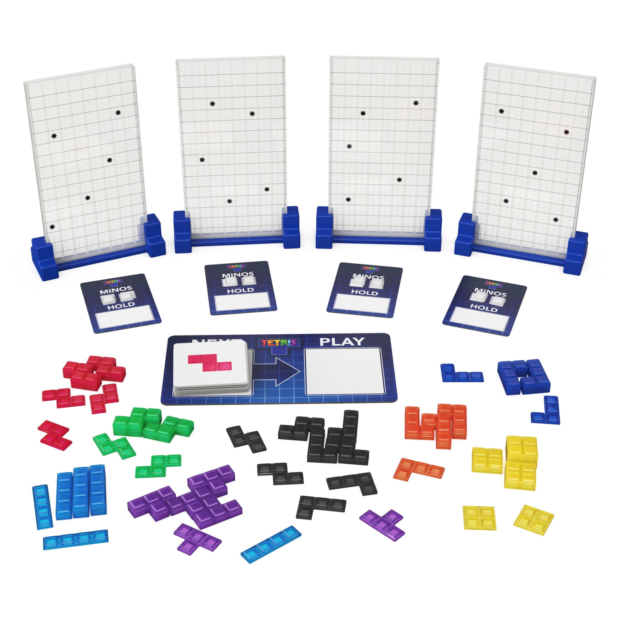 Spin Master Games, Tetris: The Board Game, Multiplayer Head-to-Head Challenge, 2-4 Players, for Ages 8 and up