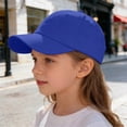 thumbnail image 2 of Ticikt Toddler Boys Baby Girls Baseball Hats Kids Boy Caps Toddler Sun Hats for Summer Adjustable Size,Color:Dark Blue, 2 of 4