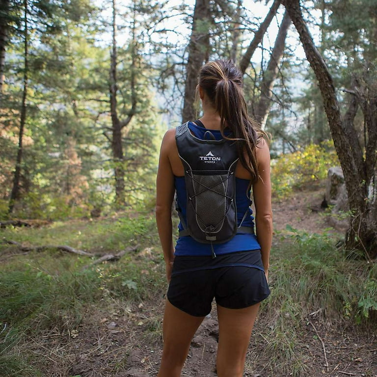 TETON Sports Trailrunner 2.0 Hydration Pack Hiking Backpack Free 2 Liter Hydration Bladder Blue