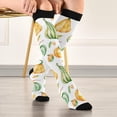 thumbnail image 5 of FREEAMG Thanksgiving Pumpkin Compression Socks for Men & Women Knee High Stockings for Running, Sport, Hiking & Travel, 5 of 7