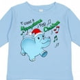thumbnail image 4 of Inktastic I Want a Hippopotamus for Christmas Hippo in Santa Hat Boys or Girls Long Sleeve Toddler T-Shirt, 4 of 5