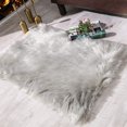 thumbnail image 1 of Luxury Soft Faux Sheepskin Fur Rugs for Bedside, 1 of 5