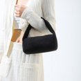 thumbnail image 1 of Bolso de hombro de pana vintage para mujer, bolso retro para las axilas, bolso informal (negro), 1 of 7