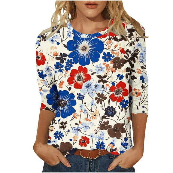 SHE IS My Items Womens Long Sleeve T Shirts V Neck Cotton Womens Long Sleeve Cotton Knit Tops Work Blouses for Women Office Plus Size Tunic Tops for Women 4x-5x