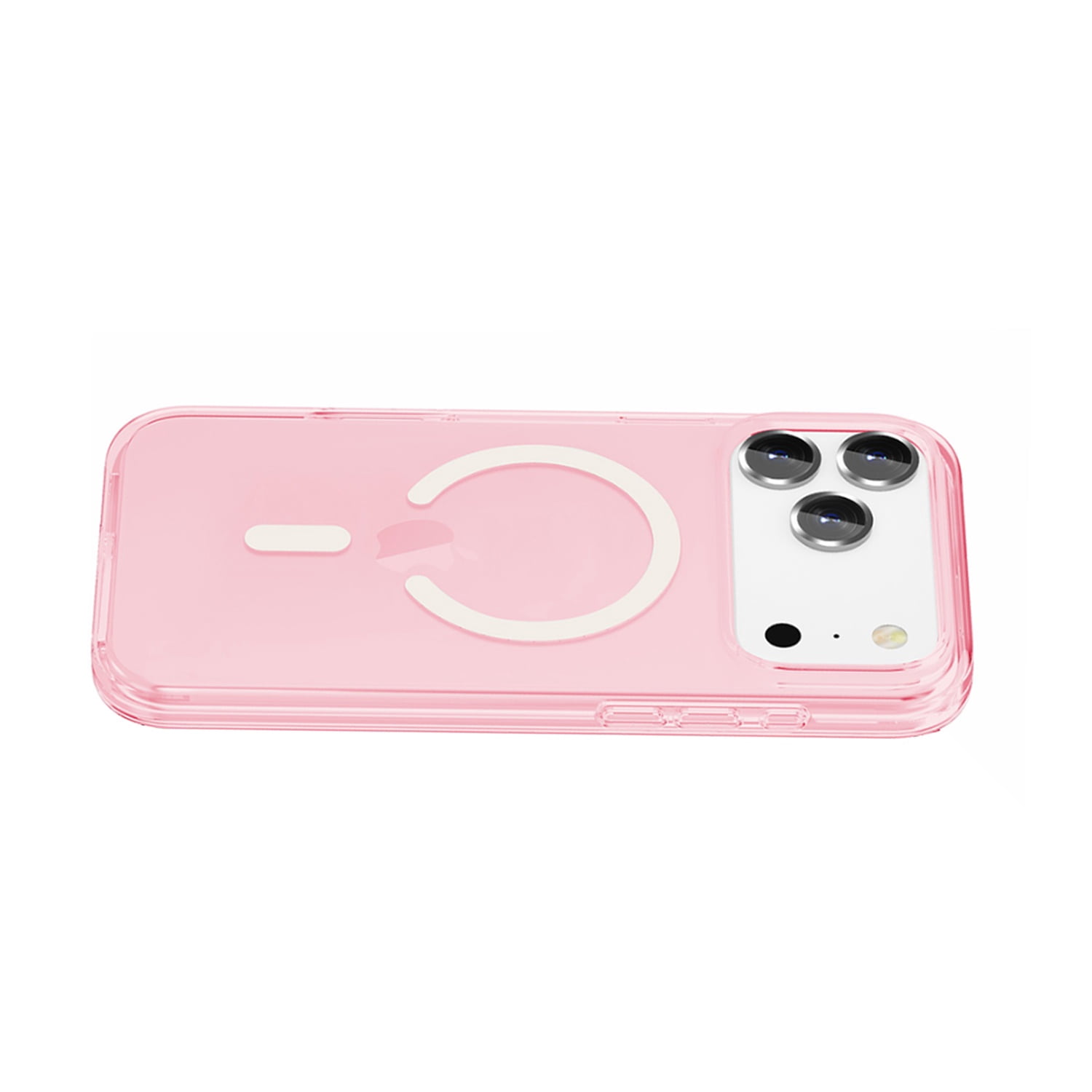Strong Transparent Color Case with Magsafe for iPhone 17 Pro - Pink
