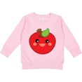 thumbnail image 2 of Inktastic Smiling Apple Toddler Sweatshirt, 2 of 4