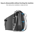 thumbnail image 4 of Estuche rígido protector transparente para Valve Steam Deck, carcasa de cristal antihuellas, impermeable y acoplable para Stream Deck., 4 of 5