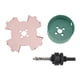 thumbnail image 3 of Abridor de agujeros con foco Jadeshay sin bordes avellanado taladro de posicionamiento central verde Negro, 3 of 8