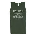 thumbnail image 2 of Wild Bobby,Best Dad in The Seven Kingdoms GoT Thrones, Father's Day, Men Graphic Tank Top, Forest Green, Medium, 2 of 3