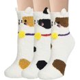 thumbnail image 1 of pares de calcetines peludos para mujer, pantuflas suaves y cálidas para el invierno, 1 of 5
