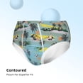 thumbnail image 3 of Pofeuu Hawaiian Style Print Boy's Briefs Toddler Boys' Underwear, Organic Cotton, Comfort Briefs-Small, 3 of 7