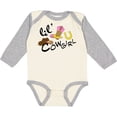 thumbnail image 3 of Inktastic Lil' Cowgirl Girls Long Sleeve Baby Bodysuit, 3 of 5