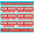thumbnail image 6 of Now Hiring All Positions  13 Oz Banner | Non-Fabric | Heavy-Duty Vinyl Single-Sided With Metal Grommets, 6 of 6