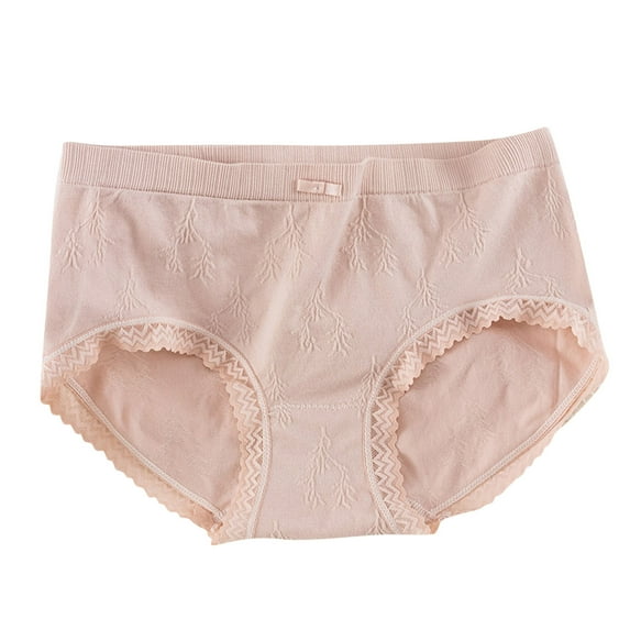 Eashery Womens Briefs High Waist Sleepwear Comfortable Womens Panties Briefs Pink One Size