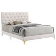 thumbnail image 3 of Kendall Upholstered California King Panel Bed White, 3 of 7