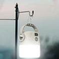 thumbnail image 1 of Camping Light Solar Powered Rechargeable Outdoor Tent Lamp with USB Output, Multi-Function LED Lighting, Waterproof IP55, Adjustable Brightness & Fast Charging for Hiking, Travel & Emergency, 1 of 6