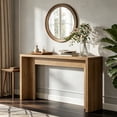 thumbnail image 5 of Fnova 55" Farmhouse Console Table, Wooden Entryway Table with Storage, Narrow Sofa Table for Living Room, Entryway, Hallway, 5 of 17