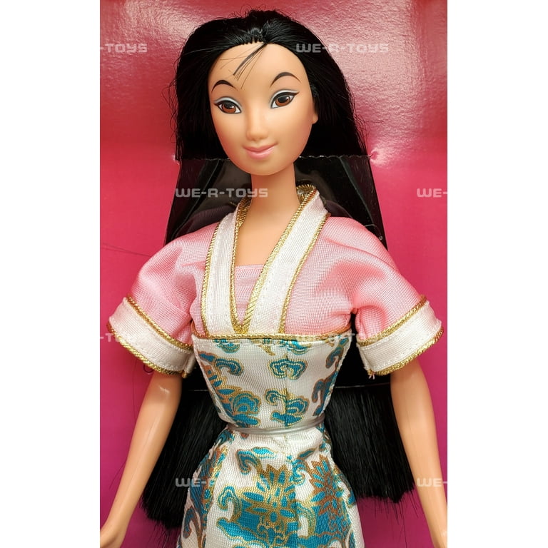 Disney s Satiny Shimmer Mulan Exclusive Doll 1998 Mattel 19432 NEW