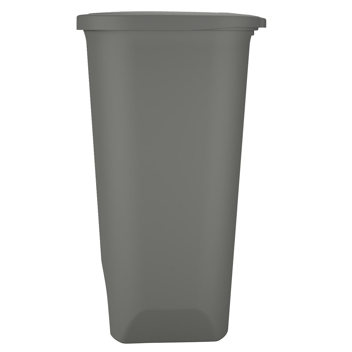 Glad Plastic Kitchen Step Garbage Can, 20 gal, Gray