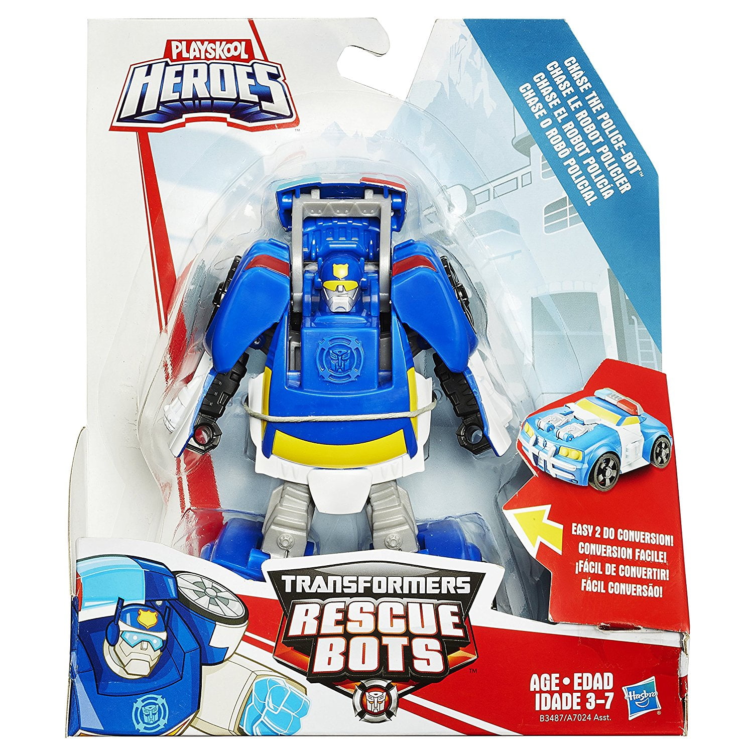 Rescue bots chase motorcycle 2025