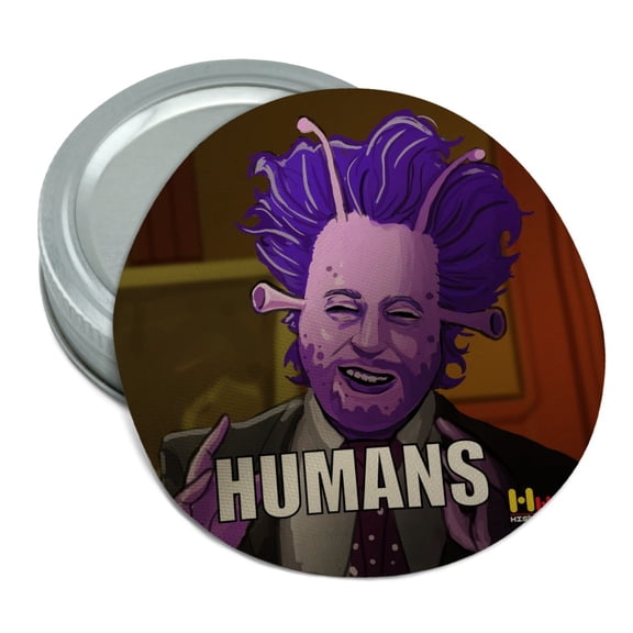 Human Aliens Guy History Meme Round Rubber Non-Slip Jar Gripper Lid Opener