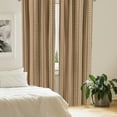 thumbnail image 2 of Ambesonne Oriental Curtains, Rhombuses, Pair of 28"x84", Brown Pale Brown Beige, 2 of 5