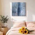 thumbnail image 3 of Canvas Wall Art Blue Abstract Canvas Art Print Vintage Graffiti Pictures Wall Decor for Living Room Bedroom Artwork Decorations Stretched Framed Ready to Hang 12"x12", 3 of 8