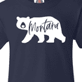 thumbnail image 4 of Inktastic Montana White Bear Silhouette Youth T-Shirt, 4 of 5