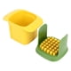 thumbnail image 5 of Cortador de verduras Presión de la mano Multifunción Durable Desmontable Fácil de limpiar Picador de verduras para patata Cebolla Zanahoria Amarillo, 5 of 14