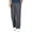 Dark Gray, variant on WREESH Men's Wide Leg Sweatpants Solid Pure Cotton Elastic Waist Straight Barrel Trousers Olive Green