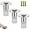 3pcs, variant on Wildspress Sink Stopper, Wildspress Drain Plug, Sink Plug Hair Trap, Stainless Steel Floor Drain Filter, Bathroom Strainer Hair Catcher (4pcs)