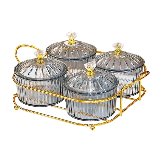 Plato de frutos secos, platos divididos para servir, platos desmontables para aperitivos, platos para aperitivos gris 4