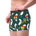 thumbnail image 2 of Yiaed Lgbt Penguin Print Men's Soft Cotton Boxer Shorts Breathable Boxers Underwear Moisture-Wicking Underwear Stretch Boxer Briefs for Man-XX-Large, 2 of 5
