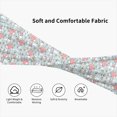 thumbnail image 3 of Striped Cute Cartoon Rabbit Flower Sports Headband for Women Men, Running Headband Sweat Bands for Cycling, Yoga, Spa, Athleti, Workout - Moisture Wicking Hairband, 3 of 5