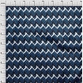 thumbnail image 3 of oneOone Silk Tabby Fabric Chevron Geometric Print Fabric BTY 42 Inch Wide, 3 of 4